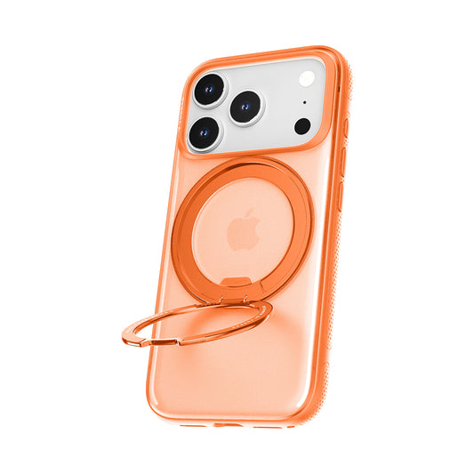 Coque MagSafe pour Apple iPhone 17 Pro, Torras, Ostand R Fitness, Orange