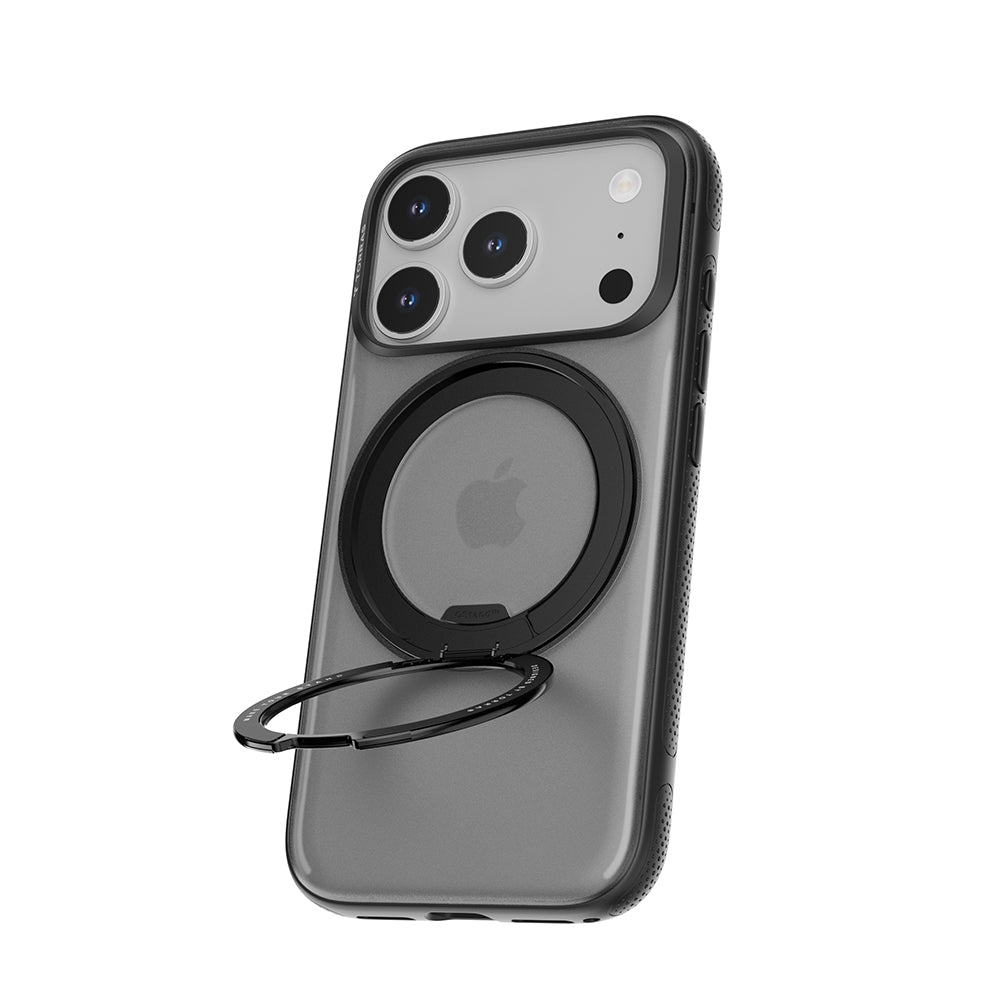Coque MagSafe pour Apple iPhone 17 Pro, Torras, Ostand R Fitness, Transparente