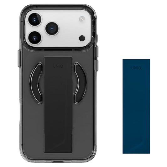 Coque MagSafe pour Apple iPhone 17 Pro, UNIQ, Heldro Air MagClick, Noire