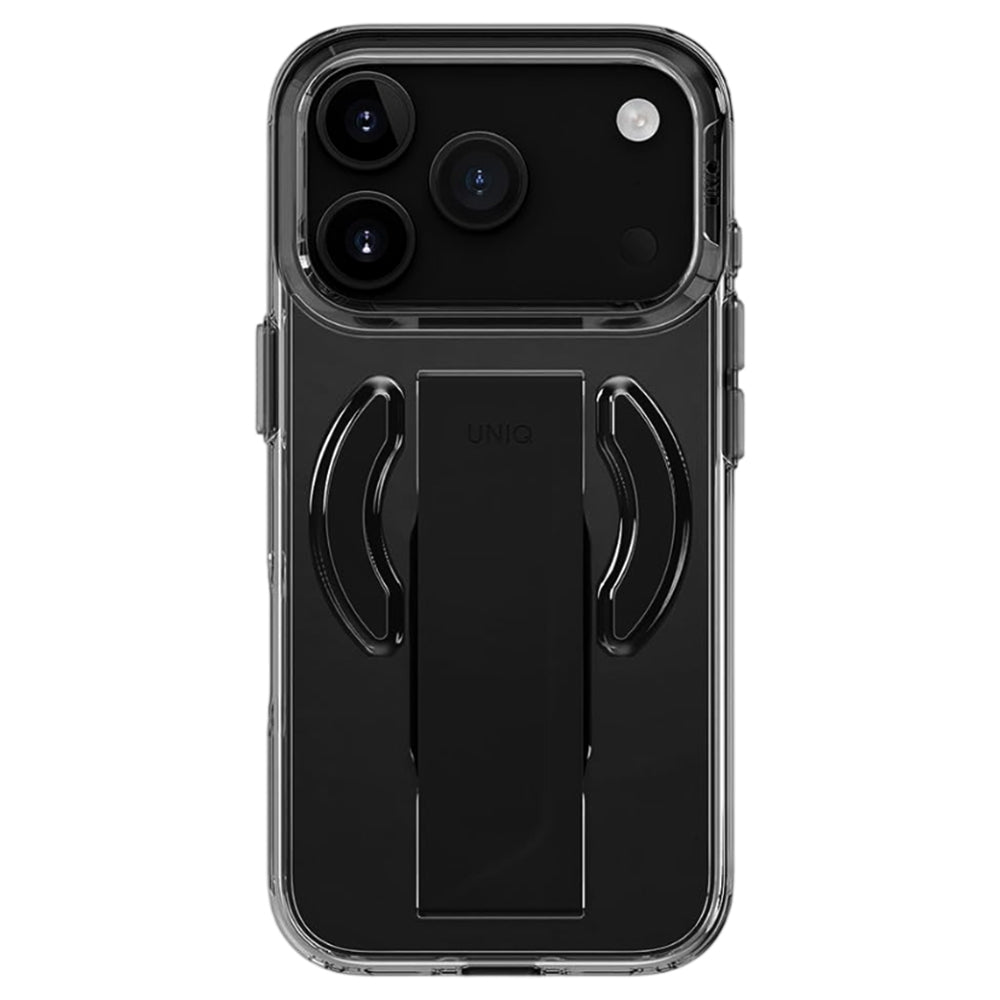 Coque MagSafe pour Apple iPhone 17 Pro, UNIQ, Heldro Air MagClick, Noire