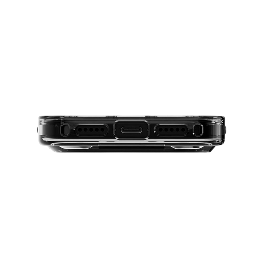 Coque MagSafe pour Apple iPhone 17 Pro, UNIQ, Heldro Air MagClick, Noire