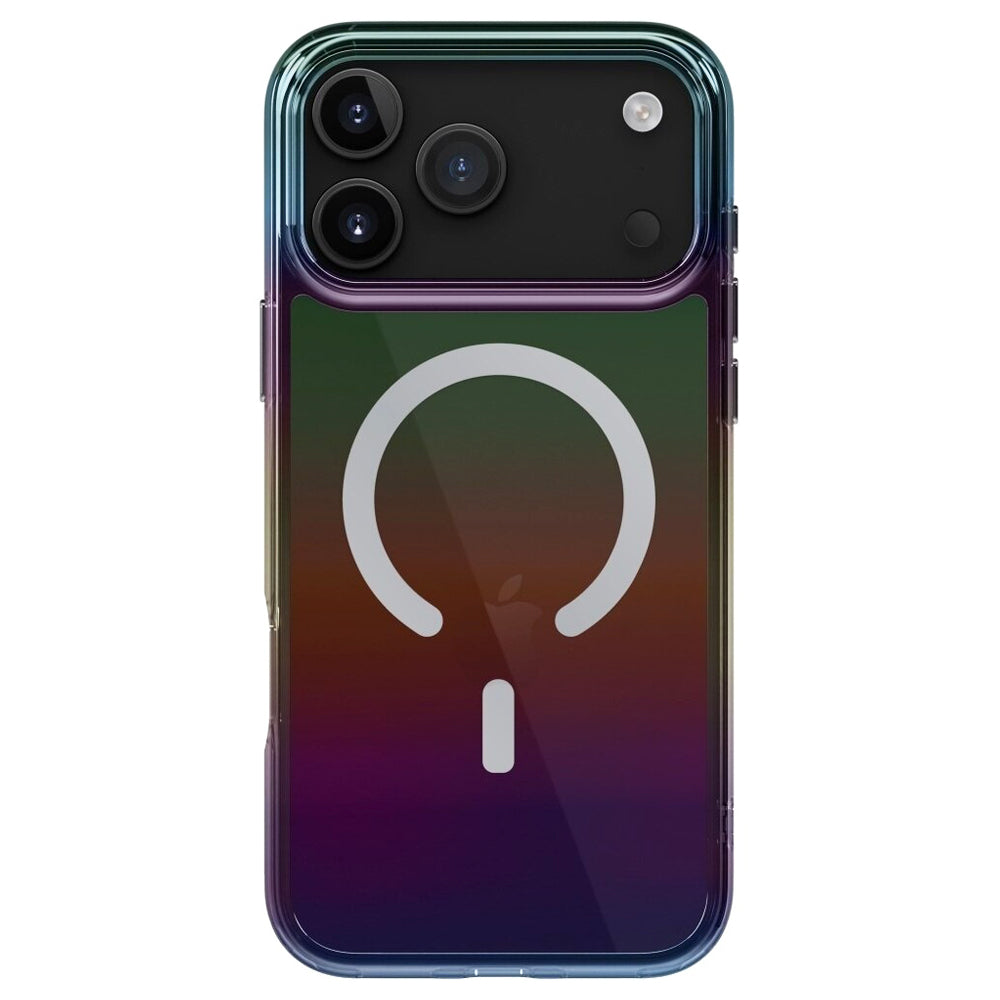 Étui MagSafe pour Apple iPhone 17 Pro, UNIQ, Iridescia MagClick, Aurora