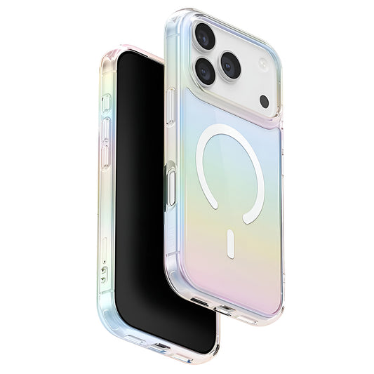 Étui MagSafe pour Apple iPhone 17 Pro, UNIQ, Iridescia MagClick, Multicolore