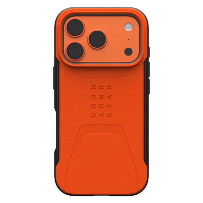 Coque MagSafe pour Apple iPhone 17 Pro, Urban Armor Gear, Civilian, Orange