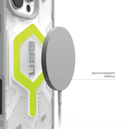 Coque MagSafe pour Apple iPhone 17 Pro, Urban Armor Gear, Pathfinder Clear, Vert