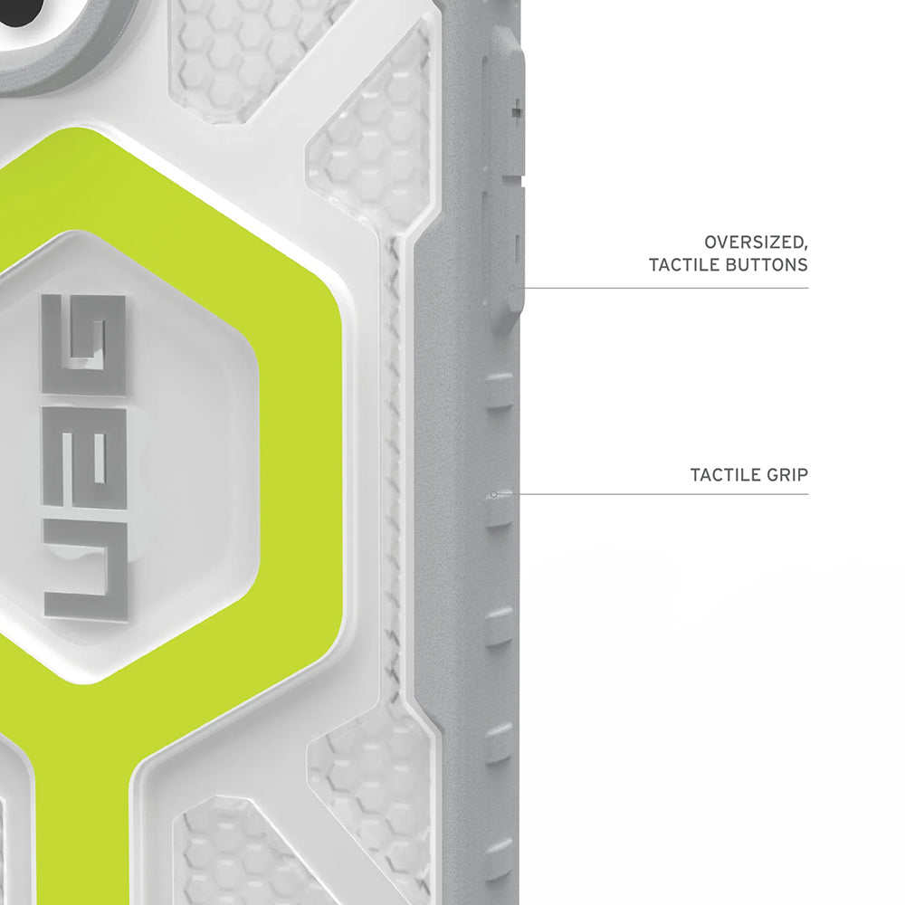 Coque MagSafe pour Apple iPhone 17 Pro, Urban Armor Gear, Pathfinder Clear, Vert