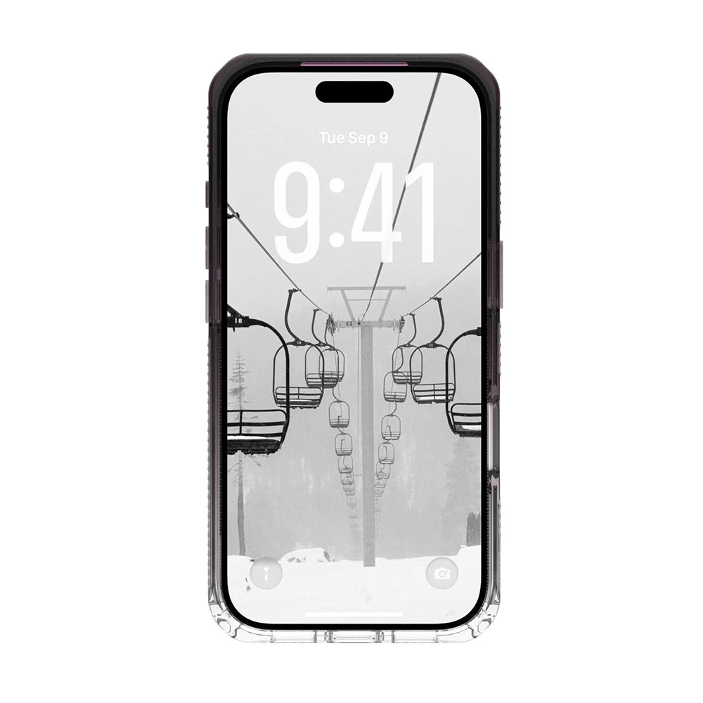 MagSafe Case for Apple iPhone 17 Pro, Urban Armor Gear, Plyo, Transparent Black
