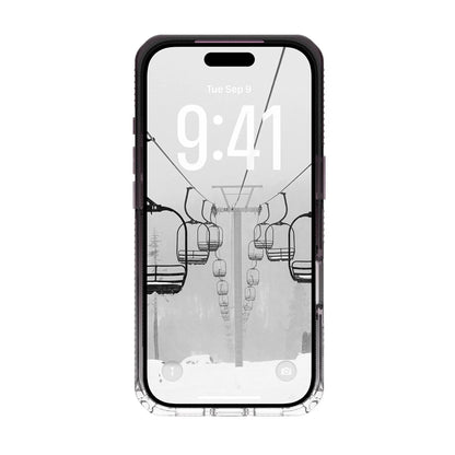 MagSafe Case for Apple iPhone 17 Pro, Urban Armor Gear, Plyo, Transparent Black