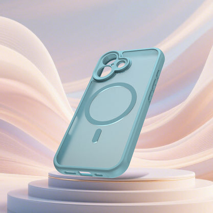 Étui MagSafe pour Apple iPhone 17, Techsuit, HaloFrost II, Vert Clair