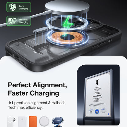 Étui MagSafe pour Apple iPhone 17, Torras, Guardian, Noir