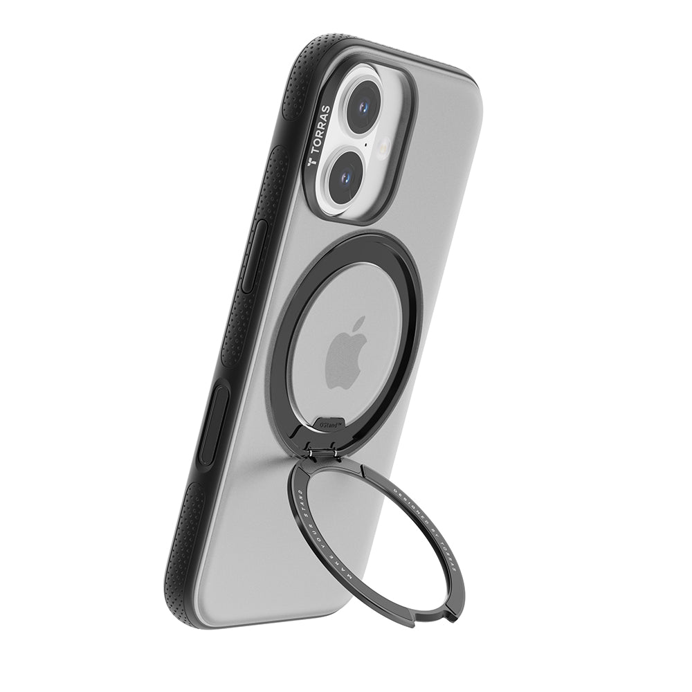 Housse MagSafe pour Apple iPhone 17, Torras, Ostand R Fitness, Noire
