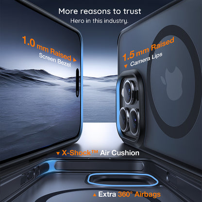 Coque MagSafe pour Apple iPhone 17, Torras, Pstand, Transparente
