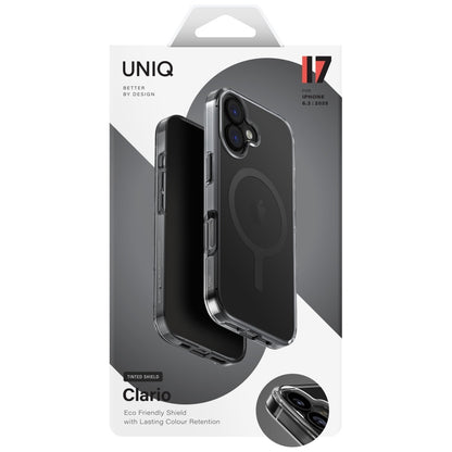 MagSafe Case for Apple iPhone 17, UNIQ, Clario MagClick, Smoke