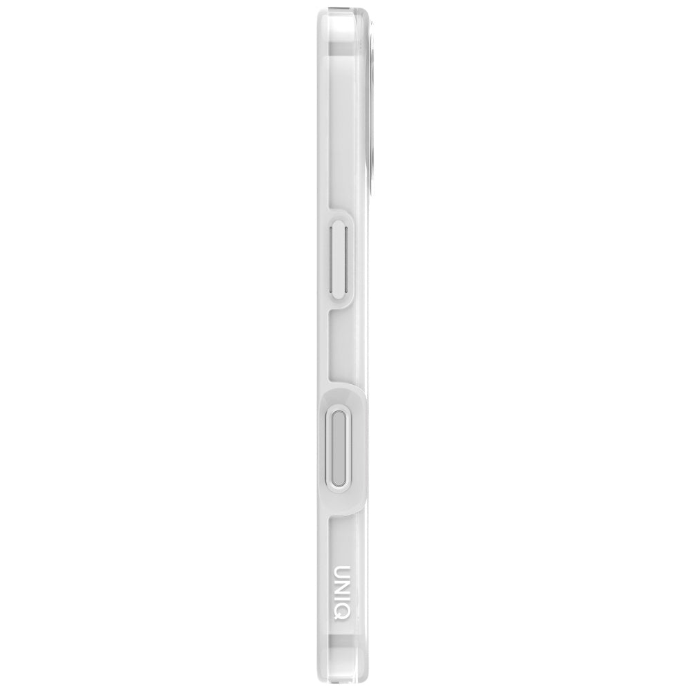 Coque MagSafe pour Apple iPhone 17, UNIQ, Clario MagClick, Transparente