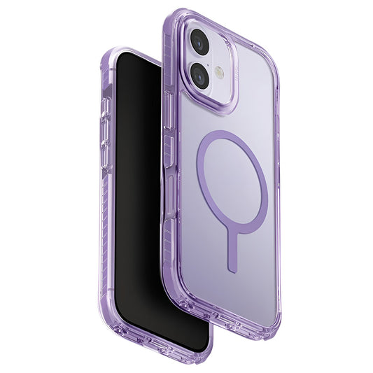 Coque MagSafe pour Apple iPhone 17, UNIQ, Combat MagClick, Violet