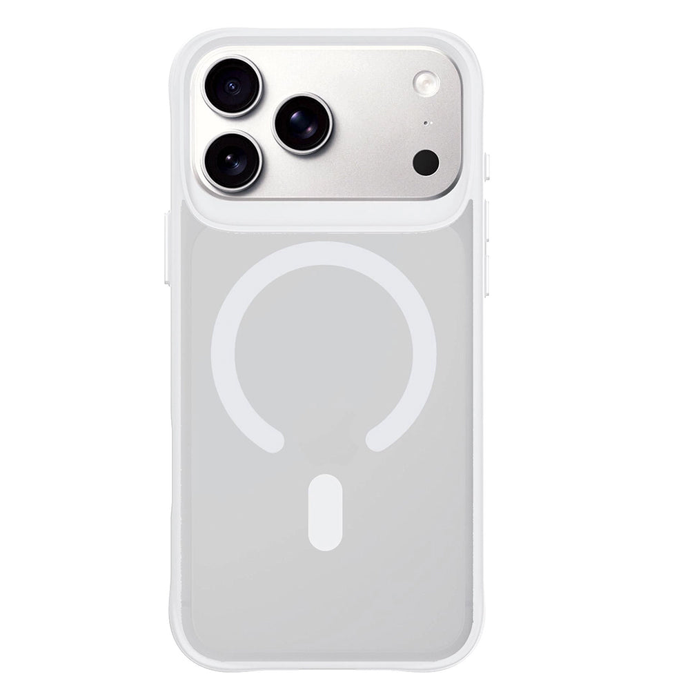 Coque MagSafe pour Apple iPhone 18 Pro / 17 Pro, 3MK, Smoke MagCase, blanche
