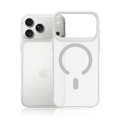 Coque MagSafe pour Apple iPhone 18 Pro / 17 Pro, 3MK, Smoke MagCase, blanche