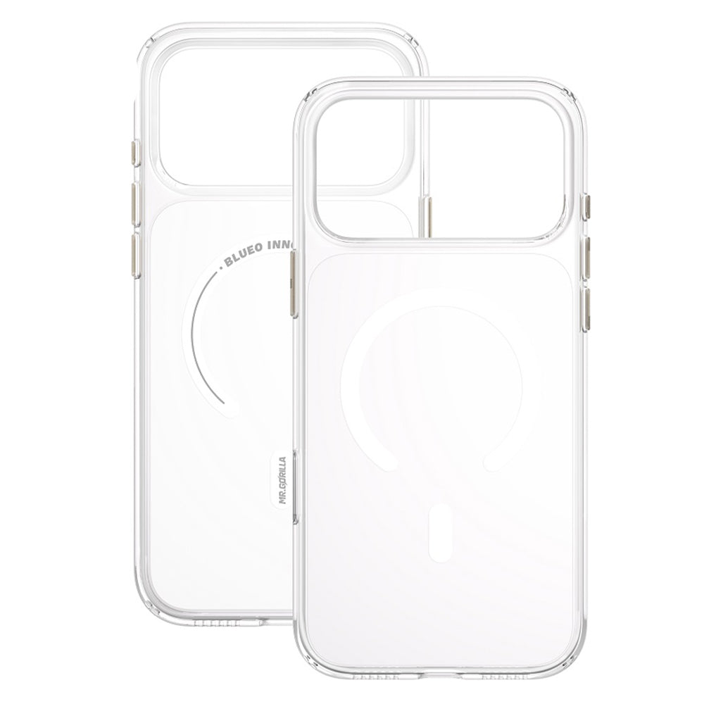 MagSafe Case for Apple iPhone 18 Pro / 17 Pro, Blueo, Crystal+ Anti-Drop, Transparent