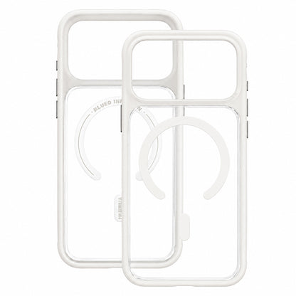 Coque MagSafe pour Apple iPhone 18 Pro / 17 Pro, Blueo, douce pour la peau et antichoc, blanche satinée