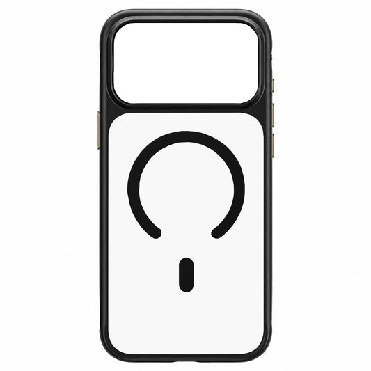 Coque MagSafe pour Apple iPhone 18 Pro / 17 Pro, Blueo, douce pour la peau et antichoc, noire satinée