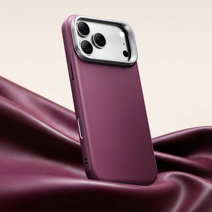 Coque MagSafe pour Apple iPhone 18 Pro / 17 Pro, ESR, Atelier avec support, Bordeaux foncé satinée