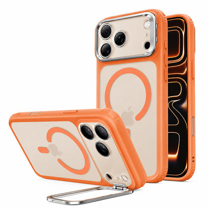 Coque MagSafe pour Apple iPhone 18 Pro / 17 Pro, ESR, Classic Hybrid Kickstand, Orange Satinée