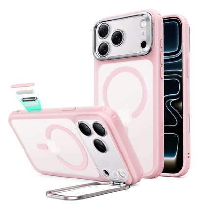 Coque MagSafe pour Apple iPhone 18 Pro / 17 Pro, ESR, Classic Hybrid Kickstand, Rose Satiné