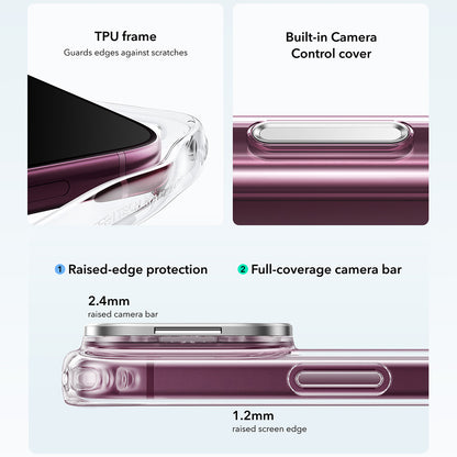 Coque MagSafe pour Apple iPhone 18 Pro / 17 Pro, ESR, Classic Hybrid Kickstand, Transparente
