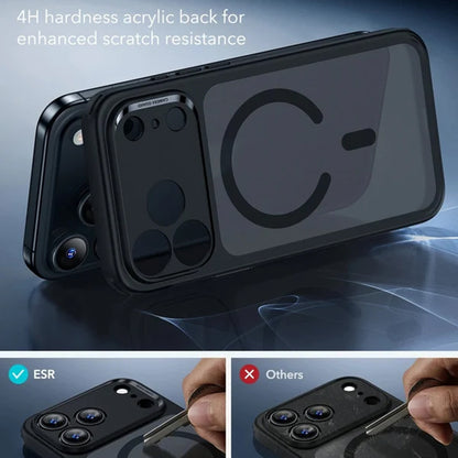 Coque MagSafe pour Apple iPhone 18 Pro / 17 Pro, ESR, Classic Hybrid, Noir Satiné