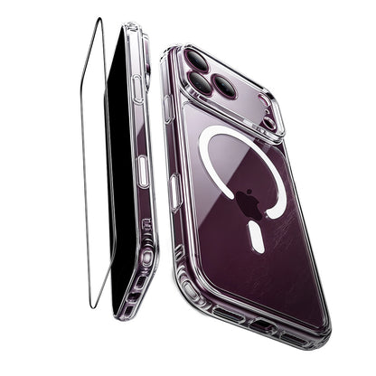 Coque MagSafe pour Apple iPhone 18 Pro / 17 Pro, ESR, Classic Hybrid avec protecteur d'écran, transparente