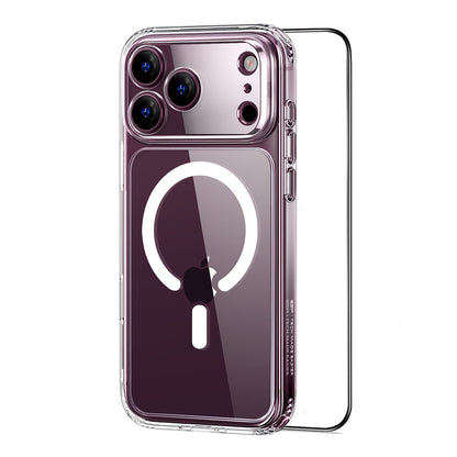 Coque MagSafe pour Apple iPhone 18 Pro / 17 Pro, ESR, Classic Hybrid avec protecteur d'écran, transparente