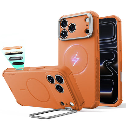 MagSafe Case for Apple iPhone 18 Pro / 17 Pro, ESR, Cyber Armor Kickstand, Orange