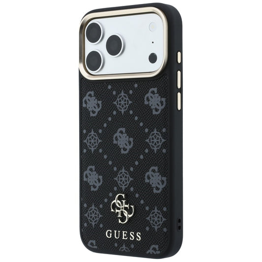 Coque MagSafe pour Apple iPhone 18 Pro / 17 Pro, Guess, Peony 4G Small Logo, Noire