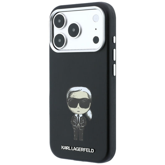 Coque MagSafe pour Apple iPhone 18 Pro / 17 Pro, Karl Lagerfeld, Ikonik Sketch, Noire