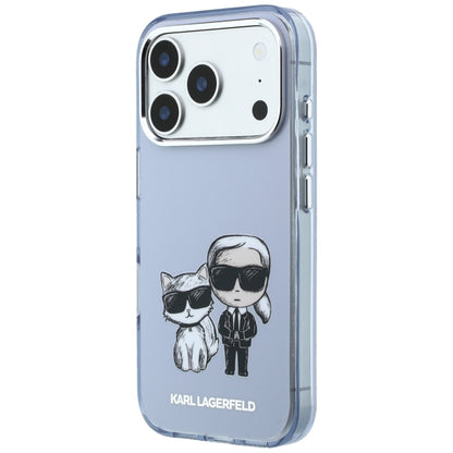 Coque MagSafe pour Apple iPhone 18 Pro / 17 Pro, Karl Lagerfeld, IML KC Bodies Sketch Print, Bleue