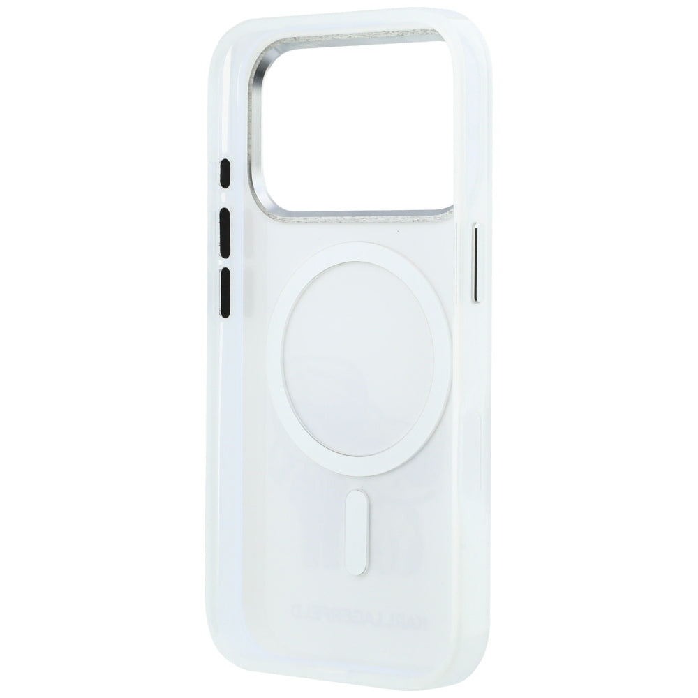 Coque MagSafe pour Apple iPhone 18 Pro / 17 Pro, Karl Lagerfeld, IML KC Bodies Sketch Print, Beige