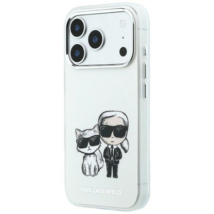Coque MagSafe pour Apple iPhone 18 Pro / 17 Pro, Karl Lagerfeld, KC Bodies Sketch, Beige