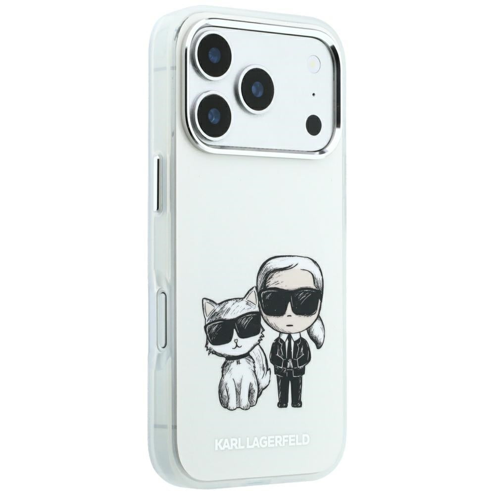 Coque MagSafe pour Apple iPhone 18 Pro / 17 Pro, Karl Lagerfeld, KC Bodies Sketch, Beige
