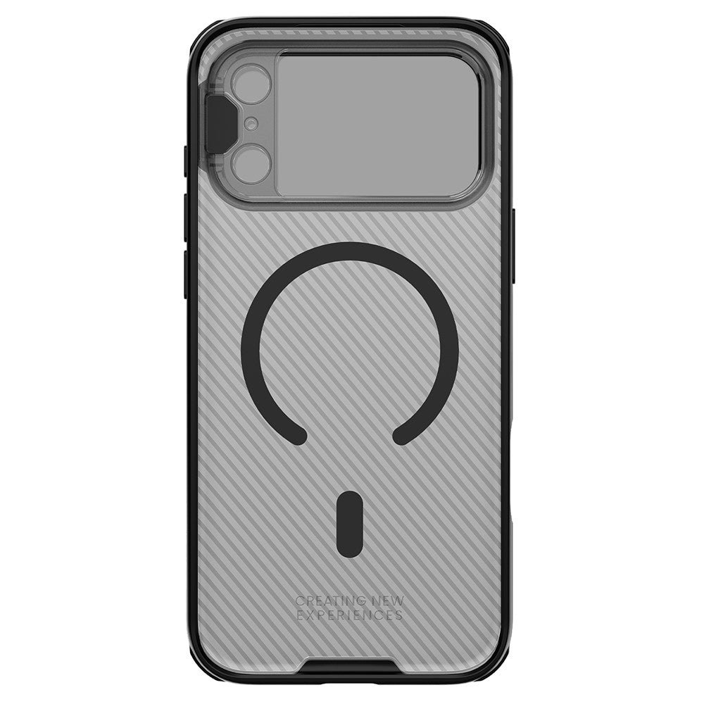 Coque MagSafe pour Apple iPhone 18 Pro / 17 Pro, Nillkin, CamShield Prop, Noir Transparent