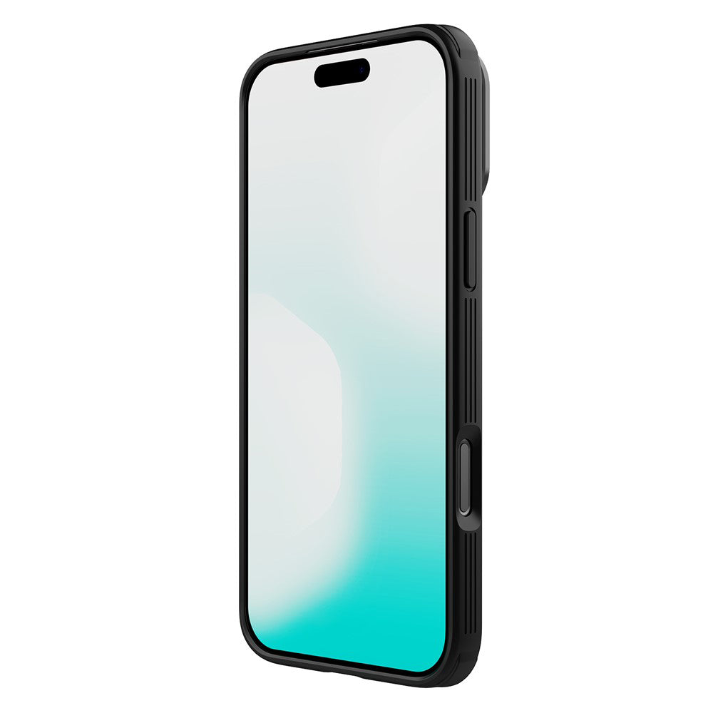 Coque MagSafe pour Apple iPhone 18 Pro / 17 Pro, Nillkin, CamShield Prop, Noir Transparent
