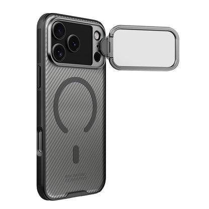 Coque MagSafe pour Apple iPhone 18 Pro / 17 Pro, Nillkin, CamShield Prop, Noir Transparent