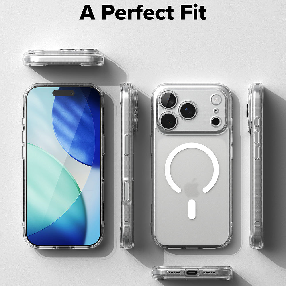 MagSafe Case for Apple iPhone 18 Pro / 17 Pro, Ringke, Fusion, Matte Transparent