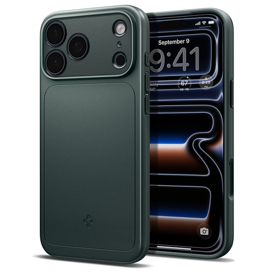 Coque MagSafe pour Apple iPhone 18 Pro / 17 Pro, Spigen, Thin Fit, Vert ACS12145