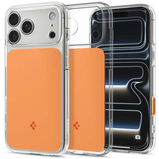 Coque MagSafe pour Apple iPhone 18 Pro / 17 Pro, Spigen, Ultra Hybrid T, Orange ACS12170