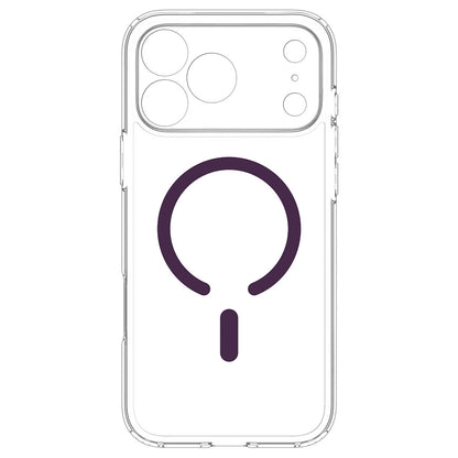 Coque MagSafe pour Apple iPhone 18 Pro / 17 Pro, Spigen, Ultra Hybrid, bordeaux transparent ACS12335