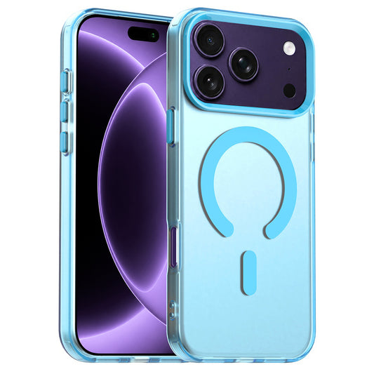 Coque MagSafe pour Apple iPhone 18 Pro / 17 Pro, Techsuit, CandyCase, Bleue