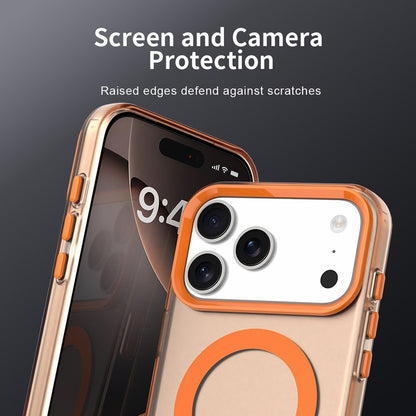 Coque MagSafe pour Apple iPhone 18 Pro / 17 Pro, Techsuit, CandyCase, Orange