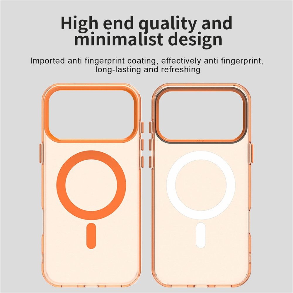 Coque MagSafe pour Apple iPhone 18 Pro / 17 Pro, Techsuit, CandyCase, Orange