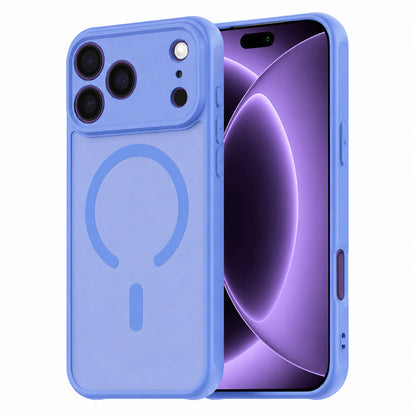 MagSafe Case for Apple iPhone 18 Pro / 17 Pro, Techsuit, HaloFrost II, Blue