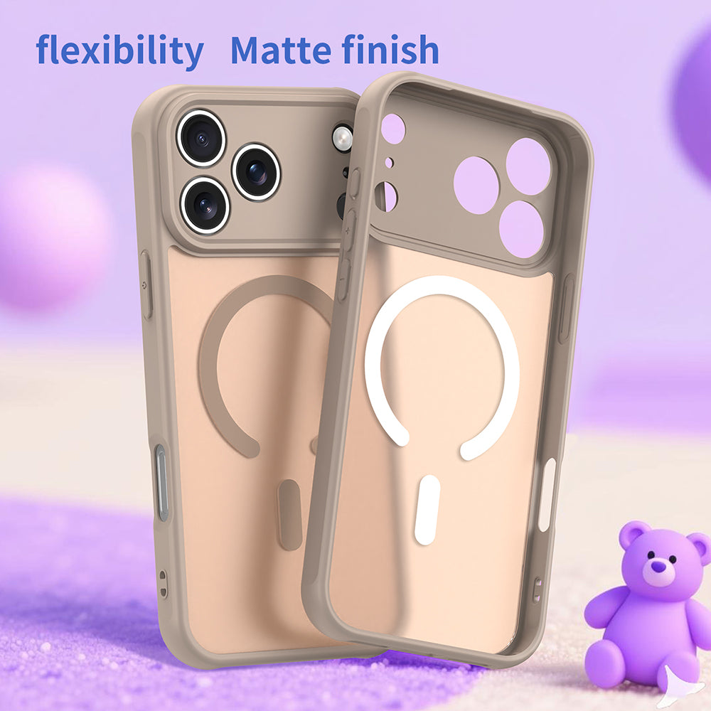 Coque MagSafe pour Apple iPhone 18 Pro / 17 Pro, Techsuit, HaloFrost II, Dorée
